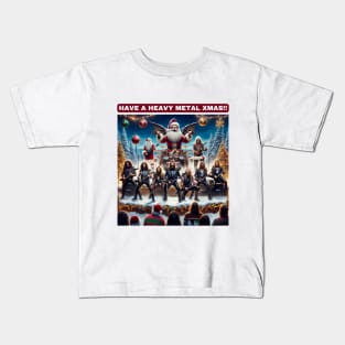 HAVE A HEAVY METAL XMAS!! Kids T-Shirt